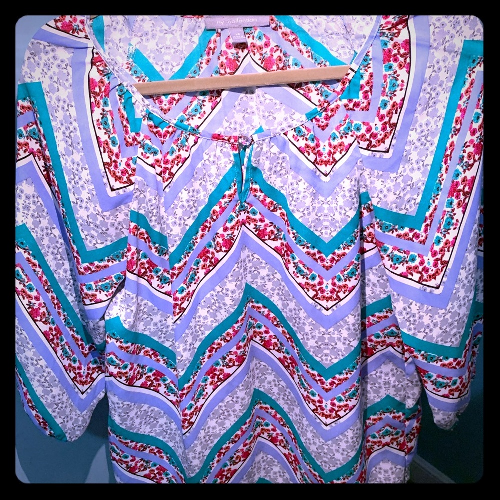 3/4 length sleeve blouse